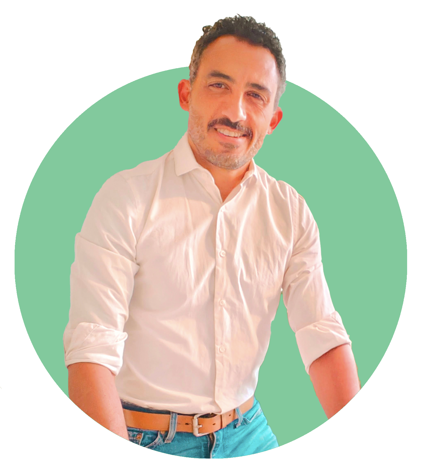 portrait of waleed being professional